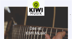 Desktop Screenshot of kiwimusik.de